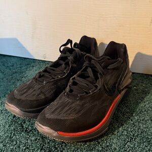 Nike Black and Red Mens Gt Cut Twos basketball shoes.
